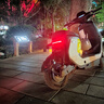 電動(dòng)車(chē)后擋泥板通用小牛九號(hào)m5電摩改裝配件碳纖維花紋后輪n7后盾 【鋁合金】一代碳纖維花紋 通用可調(diào)擋泥板-【黑色】 曬單實(shí)拍圖