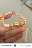 曼卡龍黃金轉(zhuǎn)運珠小蜜蜂可愛掛墜吊墜DIY手鏈?zhǔn)掷K定價精品禮物 小貝bee 曬單實拍圖