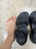 斯凱奇（Skechers）涼鞋男士夏季軟底緩震運(yùn)動(dòng)涼拖鞋外穿透氣百搭沙灘鞋溯溪鞋210647 曬單實(shí)拍圖