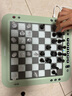 費米智能國際象棋AI電子棋盤人機對戰(zhàn)高檔自動便攜游戲?qū)W生下棋機器人 淺綠色P6+束口袋+禮盒裝 曬單實拍圖