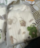 婧麒（JOYNCLEON）嬰兒連體衣春秋無(wú)骨衣服春裝空調(diào)服純棉春款長(zhǎng)袖和尚服外出服 咖色熊頭+親子熊 59cm 曬單實(shí)拍圖