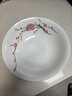 御夢(mèng)賜軒水點(diǎn)桃花中式陶瓷飯碗菜盤(pán)子家用結婚喬遷景德鎮餐具 9英寸湯碗1個(gè)可水煮魚(yú) 曬單實(shí)拍圖