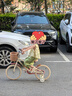 Montresor萌獸兒童自行車女孩男孩中大童3-6歲6-10-12歲學(xué)生腳踏車單車童車 花蕊粉 16寸 【超輕款】 曬單實拍圖