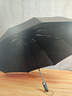 小魔雨傘 自動晴雨傘男女晴雨兩用折疊傘遮陽傘黑膠太陽傘24骨自動傘 曬單實拍圖