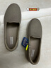斯凱奇（Skechers）女鞋輕質(zhì)休閑鞋舒適緩震時尚網(wǎng)布鞋一腳蹬淺口單鞋136408 灰褐色/TPE 37 曬單實拍圖