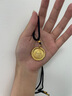 瑞福源黃金黃財神吊墜999足金包銀錘紋財神牌大氣實(shí)心節日送父親送老公 黃財神吊墜【贈黑繩】 包金1.2克總重約25克【30MM】 曬單實(shí)拍圖
