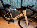 京東京造公路自行車RS750【整車發(fā)貨】碳纖維前叉24速 瑩貝白身高170-185 曬單實拍圖