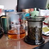 美斯尼 泡茶杯玻璃茶杯帶嘴泡茶壺茶水分離杯花茶杯功夫茶具 曬單實(shí)拍圖