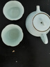 東道汝窯河南非遺 茶具茶壺招待送禮陶瓷大容量典藏紀(jì)念款開(kāi)片禮盒裝 石瓢壺+2入中葵杯 曬單實(shí)拍圖