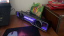 漫步者花再Halo SoundBar桌面音響音箱家用臺式電腦游戲音響長條有線音箱藍(lán)牙5.4RGB燈效 破界黑 曬單實(shí)拍圖