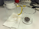 雅集筑茗玻璃茶杯茶水分離玻璃杯帶蓋帶玻璃內(nèi)膽辦公家用耐熱泡茶杯 曬單實拍圖