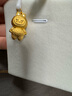 碩萬(wàn)鑫999足金拉布布轉(zhuǎn)運(yùn)珠黃金吊墜labubu3D硬金潮玩路路通手串手鏈女 E款吊墜約1.2-1.3克-送銀鍍金項(xiàng)鏈 曬單實(shí)拍圖