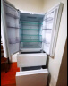 統帥（Leader）海爾冰箱出品417L十字對開門家用白色電冰箱 594mm超薄零嵌底部散熱三檔變溫黑金凈化LTD-435WL9U1 曬單實拍圖