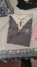 森馬（Semir）短袖t恤女寬松涼感上衣夏裝可愛(ài)刺繡印花圓領(lǐng)百搭正肩修身套頭衫 K款-灰色調(diào)00322 L /165/88A 曬單實(shí)拍圖