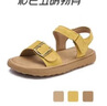 卓詩(shī)尼平底涼鞋2025新款夏踩屎感百搭休閑運(yùn)動(dòng)涼鞋軟底沙灘鞋 黃色 37 曬單實(shí)拍圖