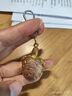 復古烏龜鑰匙扣掛表卡通翻蓋創(chuàng  )意懷表項鏈女表學(xué)生手表小學(xué)生石英 金色 曬單實(shí)拍圖