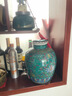 景德鎮陶瓷酒壇子家用密封10斤20斤30斤50斤裝酒缸帶龍頭酒瓶泡酒 50斤綠色無(wú)孔送底座+酒提 曬單實(shí)拍圖