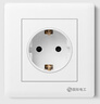 國際電工歐規德式開(kāi)關(guān)插座暗裝86型歐式16A德標插座歐標韓國德國墻壁面板 86型德式插座 曬單實(shí)拍圖