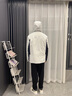 波司登（BOSIDENG）25新【疊變】三合一機能沖鋒衣鵝絨羽絨服男女同款外套B250331320 云溪白/黑藏青 XL 175/96A 體重約130-140斤 曬單實(shí)拍圖
