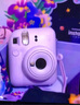 富士instax mini12一次成像拍立得相機 「花與她」禮盒套裝 月光茉莉（茉莉白禮盒） 曬單實(shí)拍圖