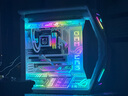 華碩（ASUS）ROG GR701創(chuàng)世神 白色機箱吹雪 EVA系列定制 UV噴繪改色全塔主題定制機箱 翻毛皮定制ARGB全套燈板 【特價】ROG元素【白機箱+UV燈板】純UV方案 曬單實拍圖
