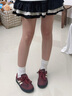 環(huán)球酒紅德訓(xùn)鞋女2024秋季爆款潮流氣質(zhì)小眾女鞋休閑時尚百搭板鞋 曬單實(shí)拍圖
