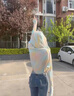 SCOTT GOOSE防曬衣2025新款女夏防紫外線原紗冰絲斗篷防曬服女速干透氣外套 印花色（原紗UPF50+）帽檐可拆卸 L （120-150斤） 曬單實拍圖