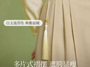 茵曼（INMAN）x米雷聯(lián)名系列新中式國風(fēng)馬面裙2025春秋女裝新款繡花A字半身裙 卡其色 M 曬單實拍圖