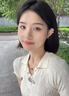 衣品元肌理設(shè)計(jì)感2025年新款夏季時(shí)尚polo領(lǐng)針織小衫短袖t恤女短款上衣 杏色 均碼 杏色（70-120斤） 曬單實(shí)拍圖