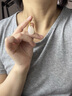 伯格利亞項鏈女士和田白玉金鑲玉水滴吊墜奢侈時(shí)尚生日禮物送老婆媽媽和田白玉金項鏈 曬單實(shí)拍圖