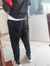 叄南休閑褲男秋冬加絨加厚款寬松大碼口袋拉鏈束腳百搭彈力運動(dòng)褲子男 深灰+淺灰【束腳兩條裝】 L【110-120斤】 曬單實(shí)拍圖