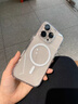 秒揚 帶相機按鍵一體全包適用蘋果16磁吸手機殼鏡頭膜iphone16promax氣囊防摔Pro保護套plus高級感 【AI按鍵 磁吸 透明殼】帶鏡頭膜-背板高透不黃 iPhone 16 Pro Max 曬單實拍圖