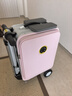 Airwheel愛爾威電動行李箱可騎行拉桿箱可坐可代步鋁框箱包20英寸登機箱 曬單實拍圖