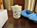 膳魔師（THERMOS）旅行茶具一壺兩杯雙層茶壺茶杯套組便攜水杯隔熱茶旅套裝TCMU-200 青花瓷【陶瓷涂層內(nèi)膽】 曬單實(shí)拍圖