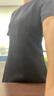 尚都比拉后中隱形拉鏈簡潔圓領(lǐng)短袖連衣裙女夏季都市通勤氣質(zhì)短款小黑裙 曬單實拍圖