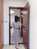 恒源祥精致連衣裙女寬松2025年夏季新款絕美氣質(zhì)小個(gè)子灰色雪紡紗裙 米 M 曬單實(shí)拍圖