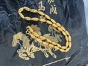 瑞福源金包銀橄欖珠項鏈999足金包足銀黃金大金鏈子經(jīng)典大氣生日送老公 全家福項鏈 包金5克總約76克【7MM】加厚款 曬單實拍圖