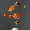 榮弘發(fā)干花花束真花裝飾擺件荷花風(fēng)干蓮蓬天然蓮藕禪意插花中式客廳擺設 干花組合 5017 曬單實(shí)拍圖