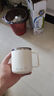 不銹鋼帶蓋水杯雙層隔熱密封防漏辦公室防燙茶杯學(xué)生口杯 平蓋杯（米白色) 400ml 曬單實拍圖