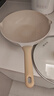 炊大皇 炒鍋 麥飯石色不粘鍋多功能少油煙炒菜鍋平底32cm 電磁爐通用 曬單實(shí)拍圖