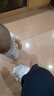 CACUSS圍巾女士秋冬季保暖大披肩格紋長(cháng)款外搭冬款護頸圍脖生日禮物藍棕 曬單實(shí)拍圖