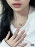 DAISY DREAMS999銀莫比烏斯環(huán)吊墜項鏈女輕奢小眾鎖骨鏈頸鏈氣質(zhì)時尚脖子配飾 【999銀】玫瑰金色莫比烏斯項鏈 曬單實拍圖