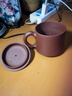 玉頤閣宜興純手工紫砂杯茶杯男士高檔禮品茶具蓋杯原礦黑墩頭三足石瓢杯 三足石瓢杯 380ml 1只 曬單實(shí)拍圖