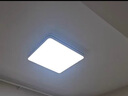歐普（OPPLE） LED吸頂燈超薄護眼客廳燈臥室餐廳主燈簡約燈具衛(wèi)生間照明大燈 24W 8㎡內適用 白框30CM【促銷】方 曬單實拍圖