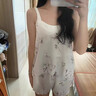 JIOESC睡衣女士夏季性感吊帶2025新款甜美溫柔學(xué)生寬松大碼家居服兩件QC 白色深V碎花【吊帶上衣+短褲】 均碼 【80-120斤】 曬單實(shí)拍圖
