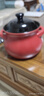自然廚電磁爐砂鍋明火通用煲湯煎中藥專(zhuān)用燉鍋耐高溫家用陶瓷沙鍋滋生鍋 3-4人-電磁爐明火通用紅色 3.8L 曬單實(shí)拍圖