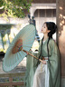 飚閣漢服中國風(fēng)女裝套裝2025年新款國風(fēng)大賞【晴山】魏晉古裝 外衣+里衣+裙子 80-125斤 均碼 80-140斤 曬單實(shí)拍圖