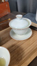 蘇氏陶瓷（SUSHI CERAMICS）汝窯卵青 三才蓋碗開片可養(yǎng)金線初心功夫茶具泡茶碗 曬單實拍圖