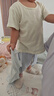 童泰（TONGTAI）嬰兒內(nèi)衣套裝夏季衣服兒童薄款家居內(nèi)衣TS41J322-DS綠色90cm 曬單實(shí)拍圖