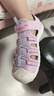 Skechers斯凱奇兒童夏季透氣包頭涼鞋女童軟底休閑戶外運動溯溪鞋303353L 曬單實拍圖